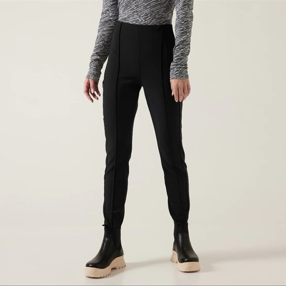 Athleta Glacier Snow Skinny Pants II Black 985570 Size‎ 2 Tall - Picture 1 of 11